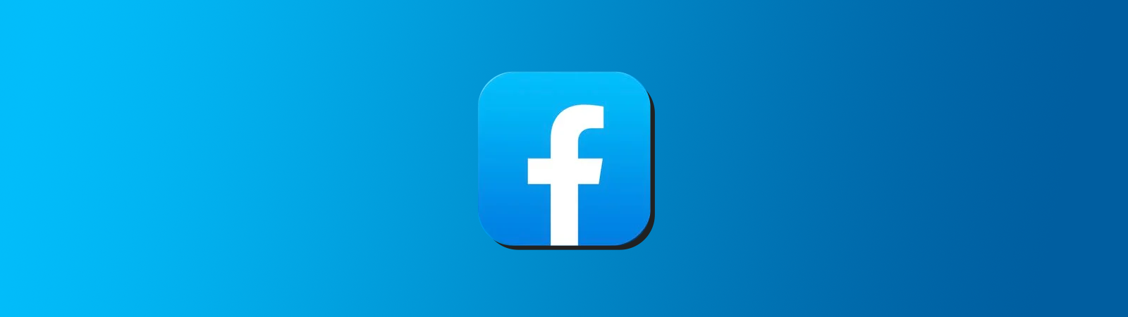 Facebook logo banner